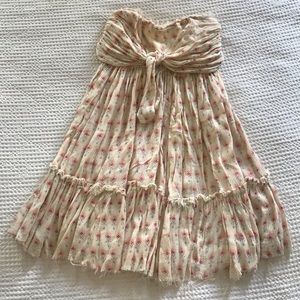 Free People flowy mini dress